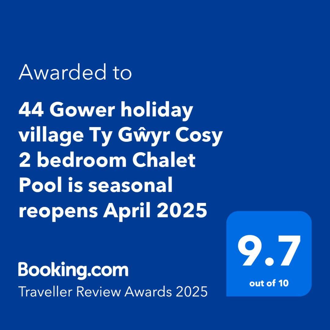 44 Gower Holiday Village Ty Gwyr Cosy 2 Bedroom Chalet Swansea Exterior foto